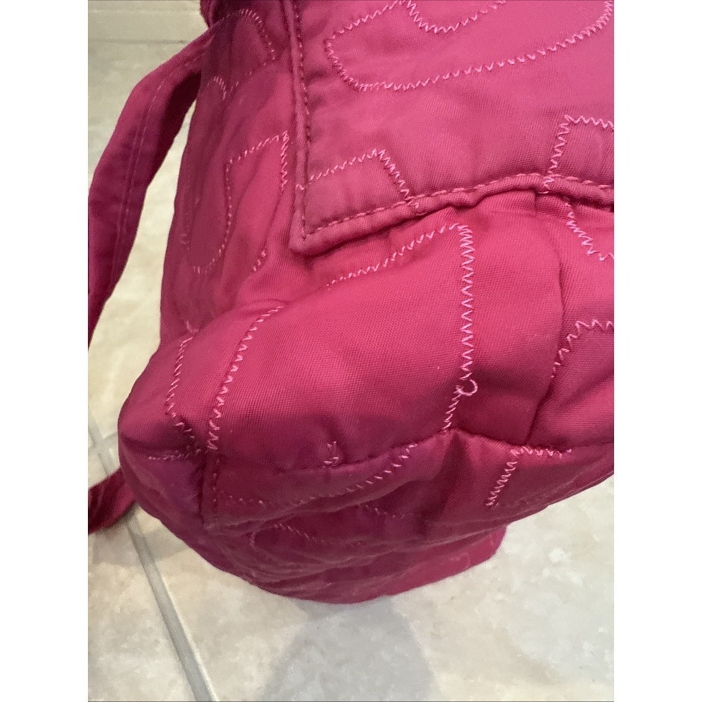 Marc by Marc Jacobs Workwear Pink Quilted Puzzle Shoulder Bag Tote Medium Logo - Picture 7 of 15